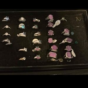 Fantasy stone rings